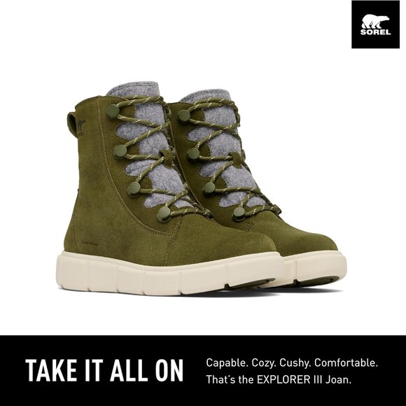 NEW SOREL Sorel Explorer III Joan Winter Boots - Waterproof,Insulated 1125 6s3 - Picture 2 of 10